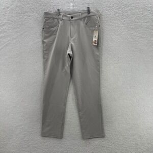 Panama Jack Pants Mens 36x32 Beige 4 Way Stretch Performance Vacation Preppy NEW